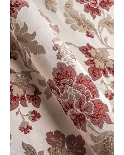Chateau Red Floral Fabric