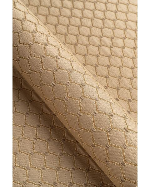 Honeycomb Gold Dot Fabric