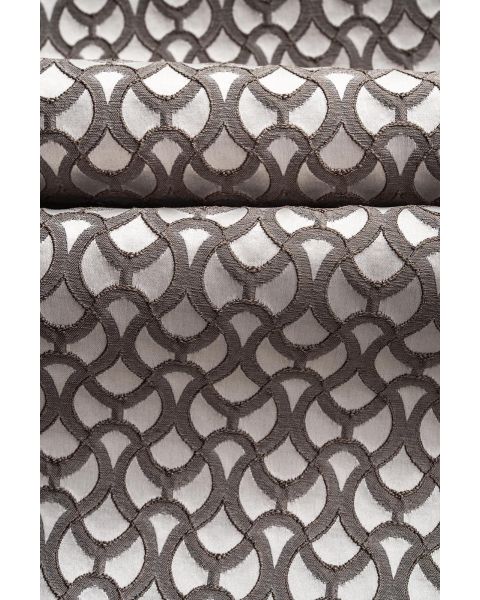 Clifton Slate Small Trellis Fabric