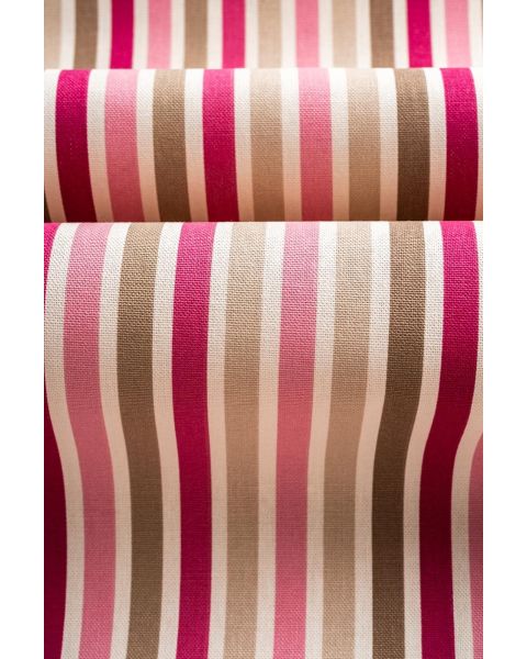 Malibu Pink Stripe Fabric