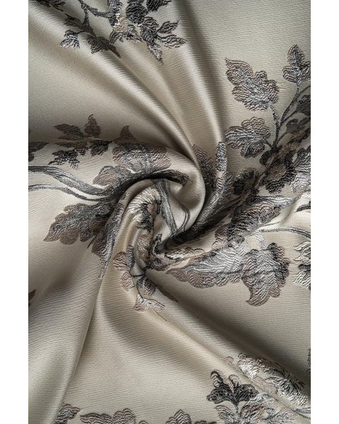 Delphine Grey Floral Fabric