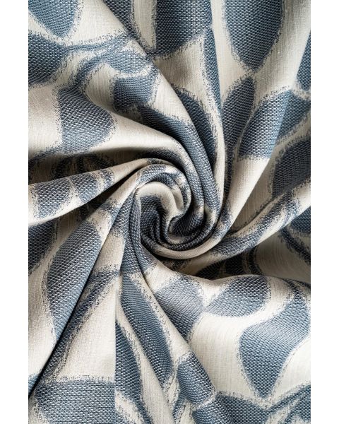 Hampton Leaf Blue Fabric