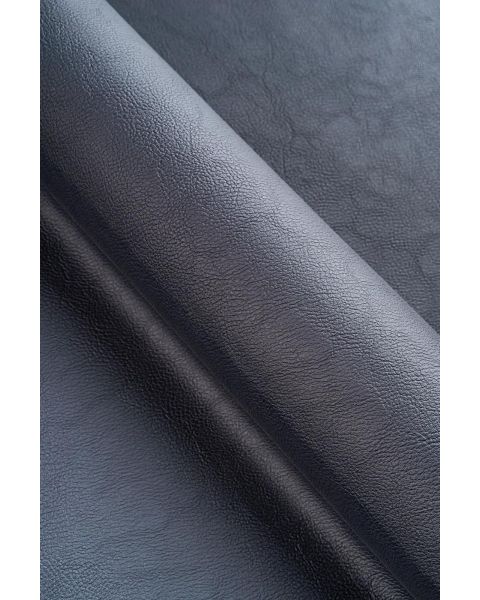 Superior Faux Leather Navy Fabric