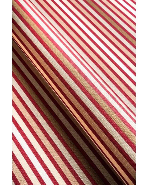 Malibu Red Stripe Fabric
