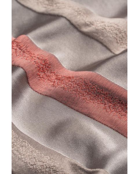 Chateau Brick Stripe Fabric