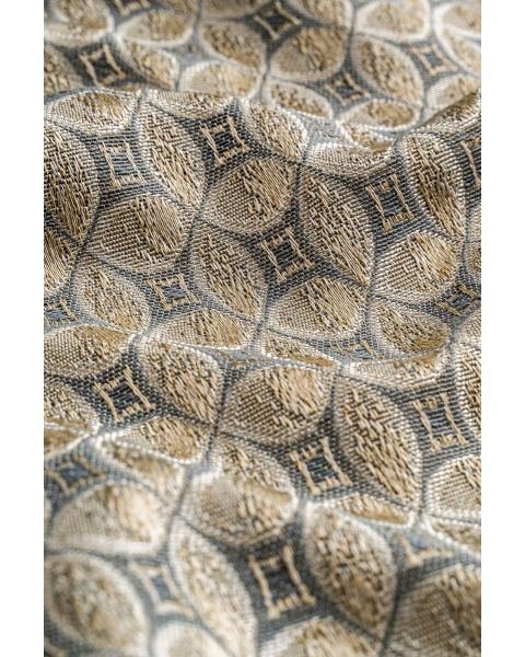 Bexley Teal Trellis Fabric