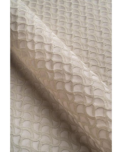Clifton Ivory Small Trellis Fabric