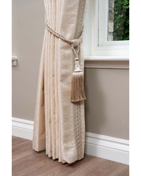 Olso Cream Plain + Bordeaux Cream  Braid