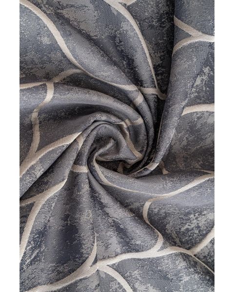 Inca Charcoal Wave Fabric