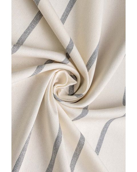 Kingston Cream Grey Wide Stripe