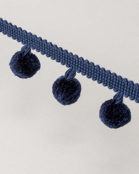 Navy Pom Poms
