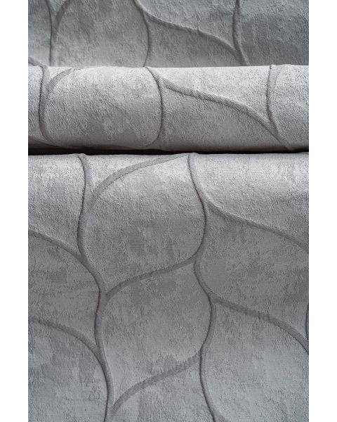 Inca Silver Wave Fabric