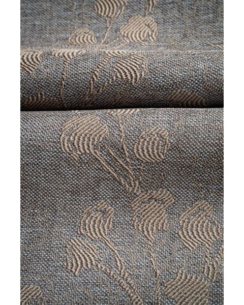 Ashford Blue/Grey Floral Fabric