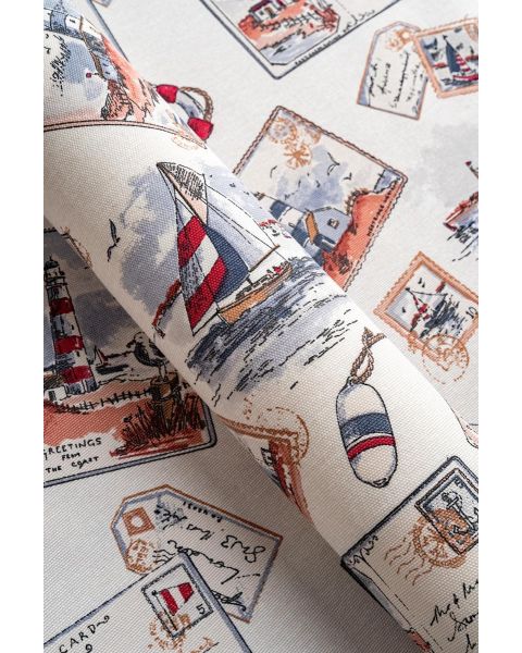 Nautical Postcard Fabric