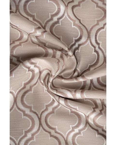 Oslo Tan Trellis Fabric