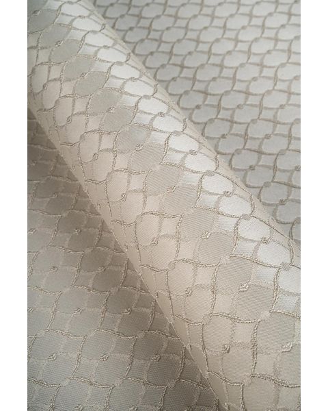 Victoria Oyster Trellis Fabric