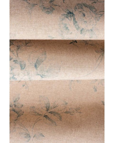 Vintage Natural Teal Floral