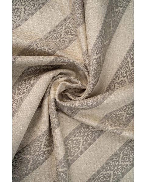 Warwick Cream-Grey Stripe Fabric