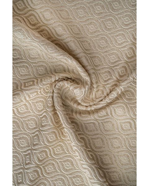 Warwick Cream Small Trellis Fabric