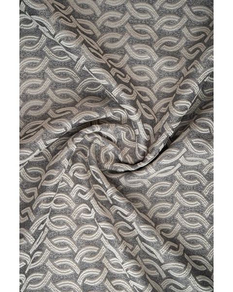 Warwick Grey Small Trellis Fabric