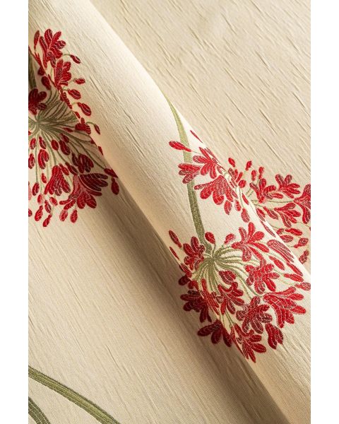 Agapanthus Red Large Fabric