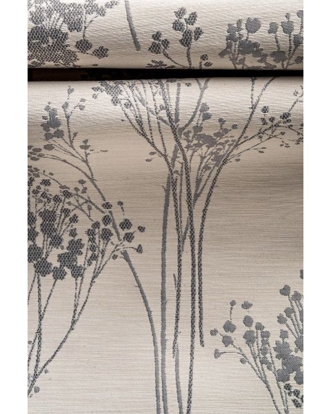 Hampton Blossom Grey Fabric