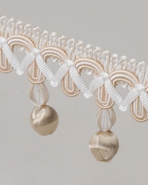 Cream Beaded Braid