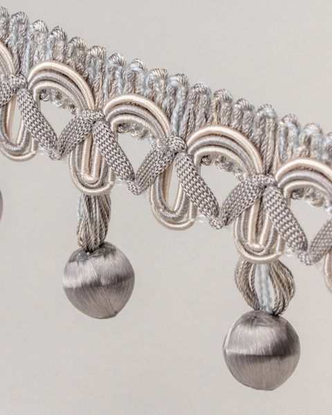 Grey Beaded Braid