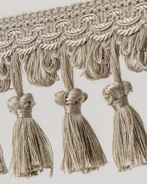 Limoges Sage Hand-Tied Fringe