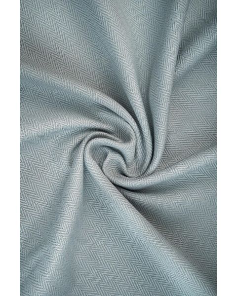 Natural Herringbone Duckegg Fabric