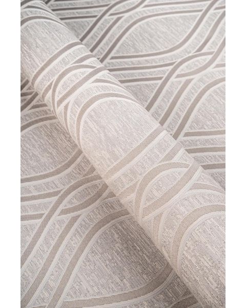 Oslo Cream Wave Fabric