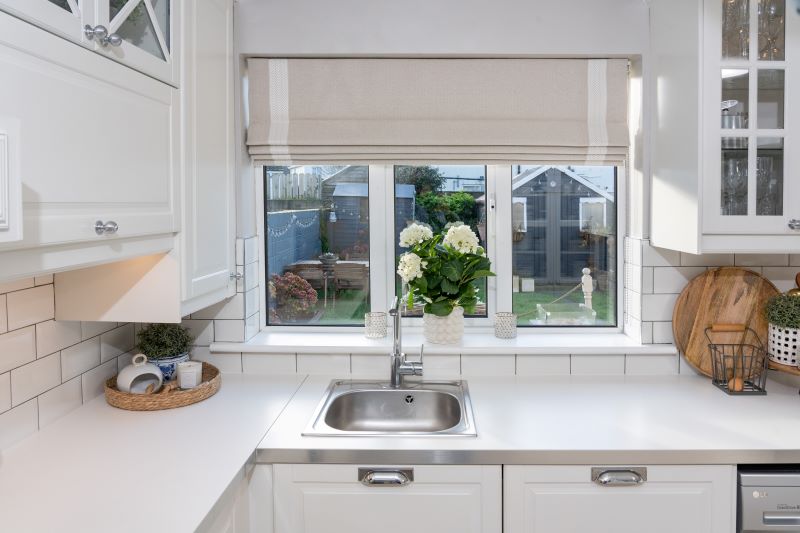 Designing with Andrea: How to Elevate Your Kitchen with Roman Blinds