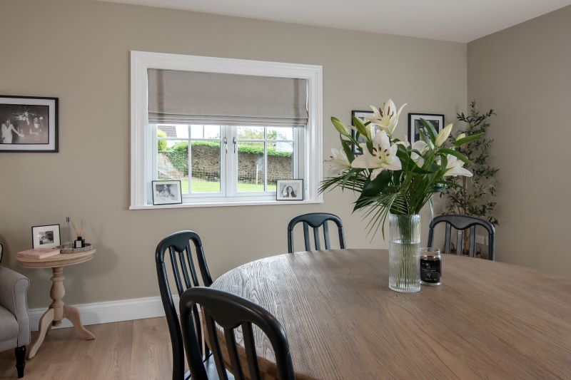 Michelle’s Georgian Inspired Roman Blinds with a Modern Twist