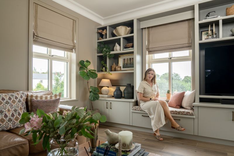 How Majella Added Warmth to Her Living Area with Roman Blinds 