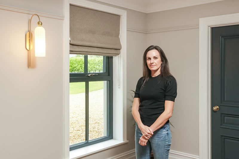 How Helen from Hatfield House Dressed Her Windows with Roman Blinds 